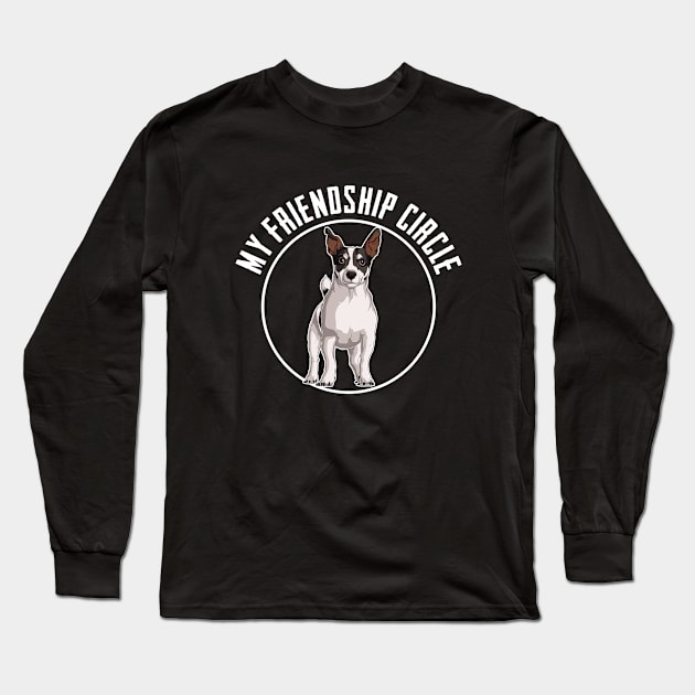 Jack Russell - My Friendship Circle Long Sleeve T-Shirt by Kudostees